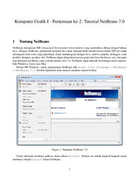 Tutorial Netbeans